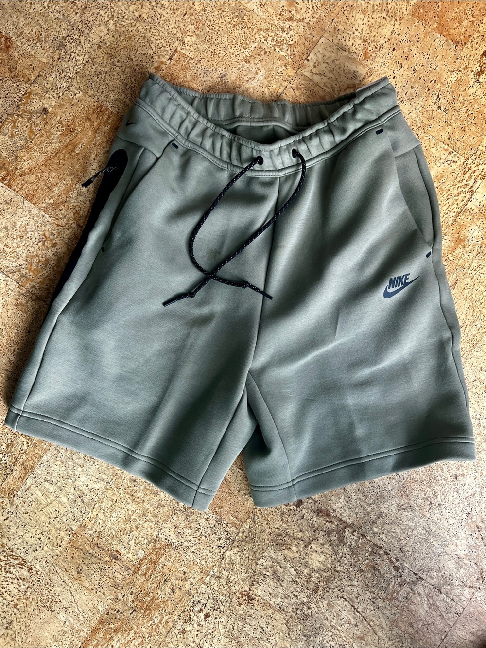 Nike Men’s Sage Green Tech Fleece Shorts